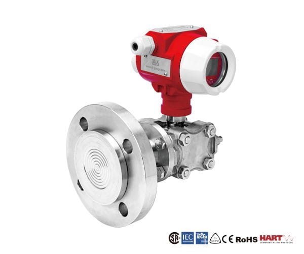 SJ Gauge pressure transmitter with flanged process construction