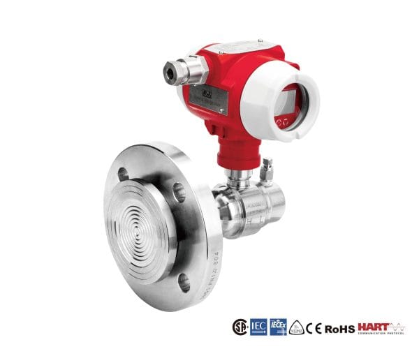 SJ Gauge pressure transmitter with flush welded diaphragm construction
