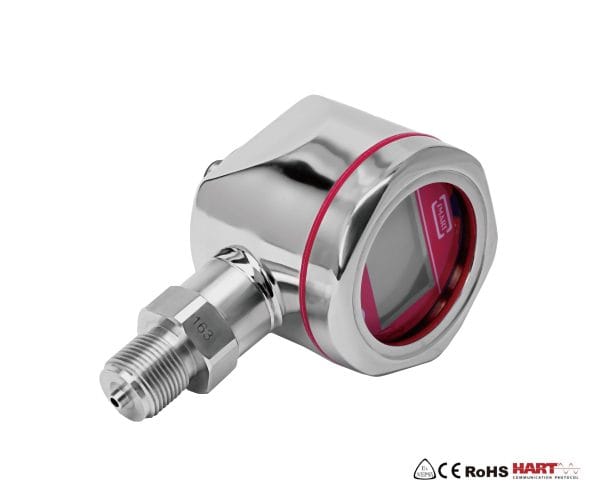SJ Gauge smart pressure transmitter with stainless steel case