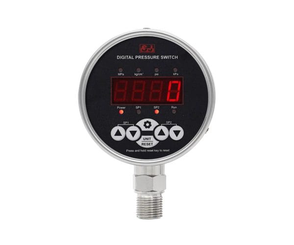 SJ Gauge digital display pressure gauge with switch contact