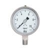 SJ Gauge stainless steel pressure gauge with laser-welded case