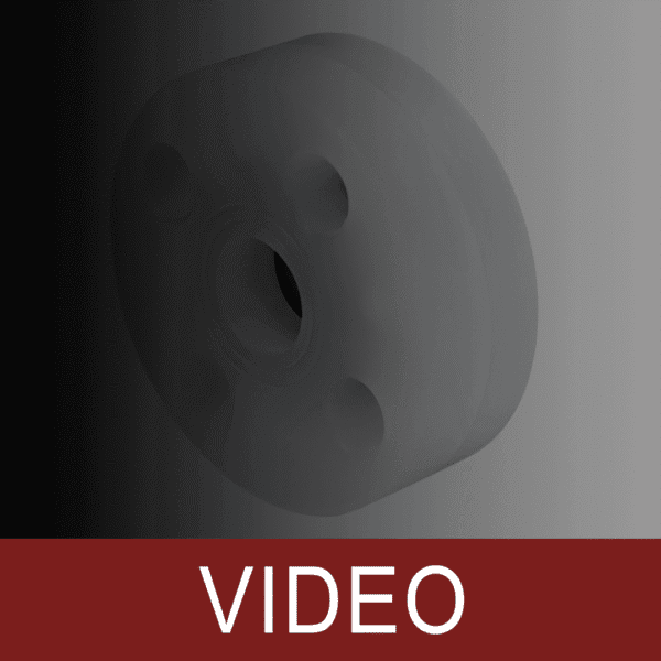 Flanged Connection with Corrosion-resistant Plastic