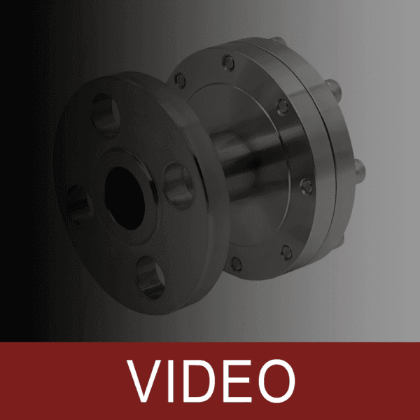 Flanged Connection with Stub Pipe, Screwed Diaphragm