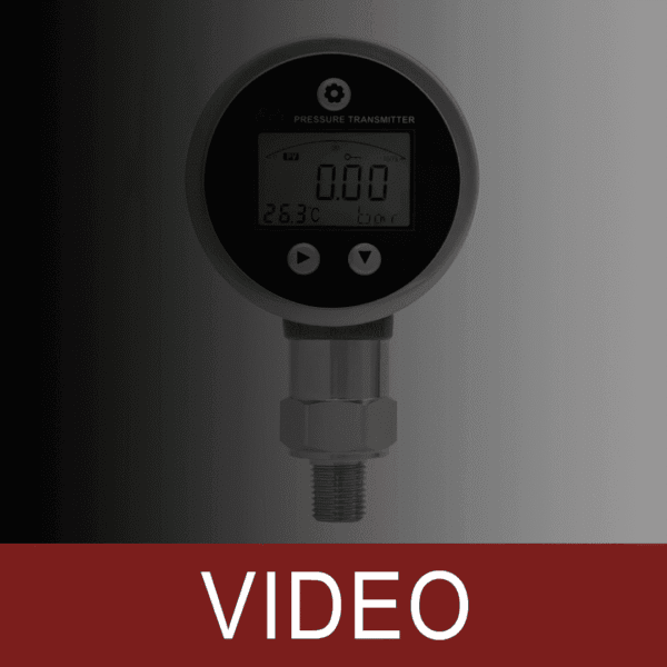 Digital Pressure Gauge, RS485 Output Signal