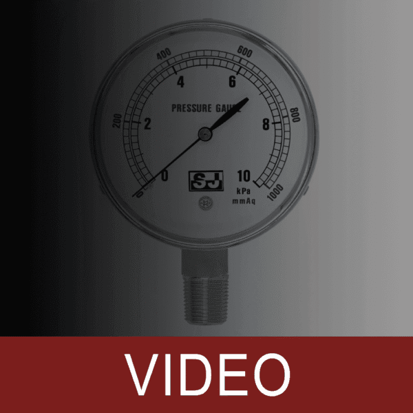 Low Pressure Gauge, Iron case