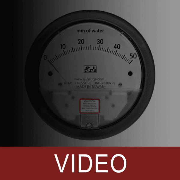Differential Pressure Gauge, Low Differential Pressure