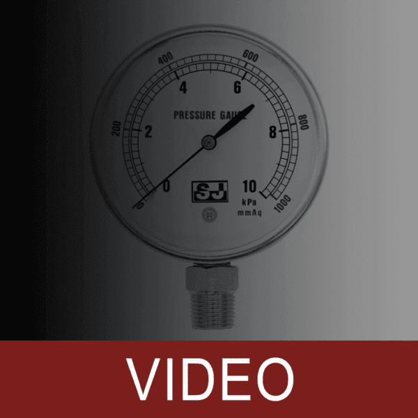Low Pressure Gauge with Stainless Steel Case