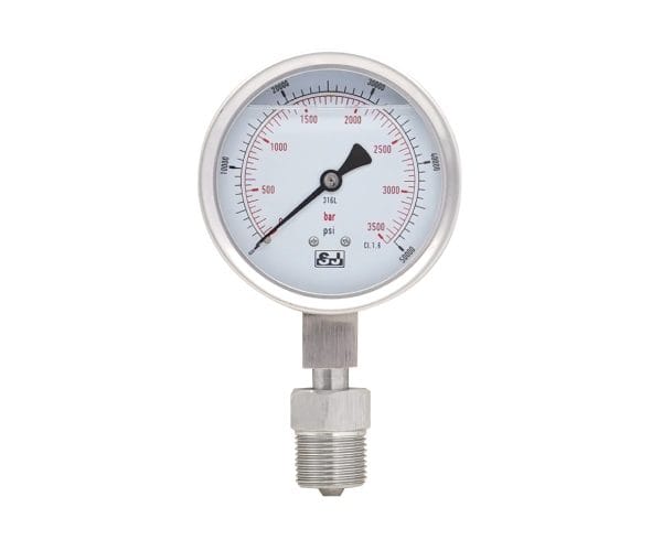 SJ Gauge PRHP high-pressure pressure gauge