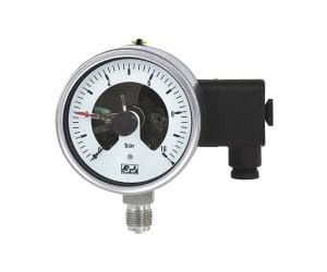 SJ Gauge pressure gauge with electrical contact switch