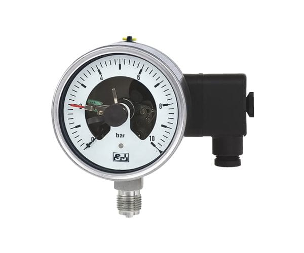 SJ Gauge pressure gauge with electrical contact switch