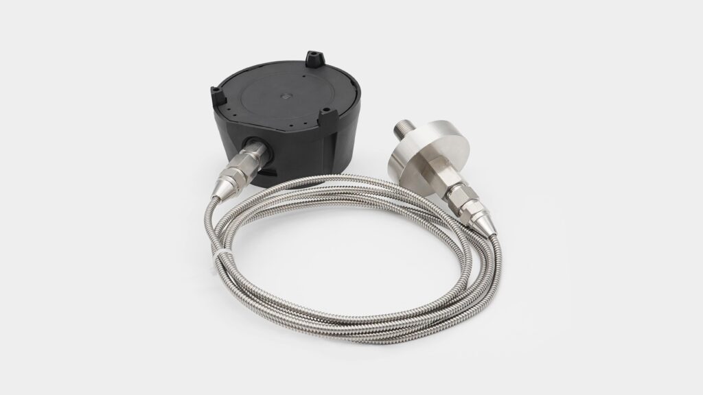 Pressure switch with capillary and diaphragm seal