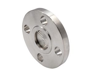 SJ Gauge metal diaphragm seal with flanged process connection