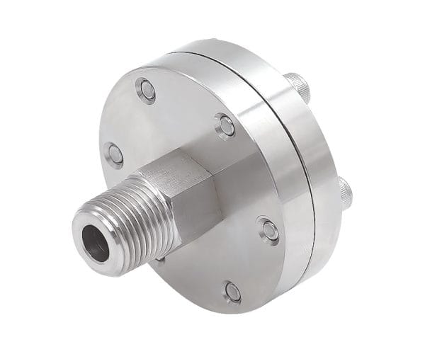 SJ Gauge diaphragm seal with threaded process connection