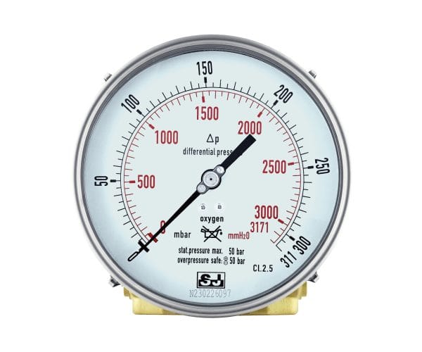 SJ Gauge industrial differential pressure gauge