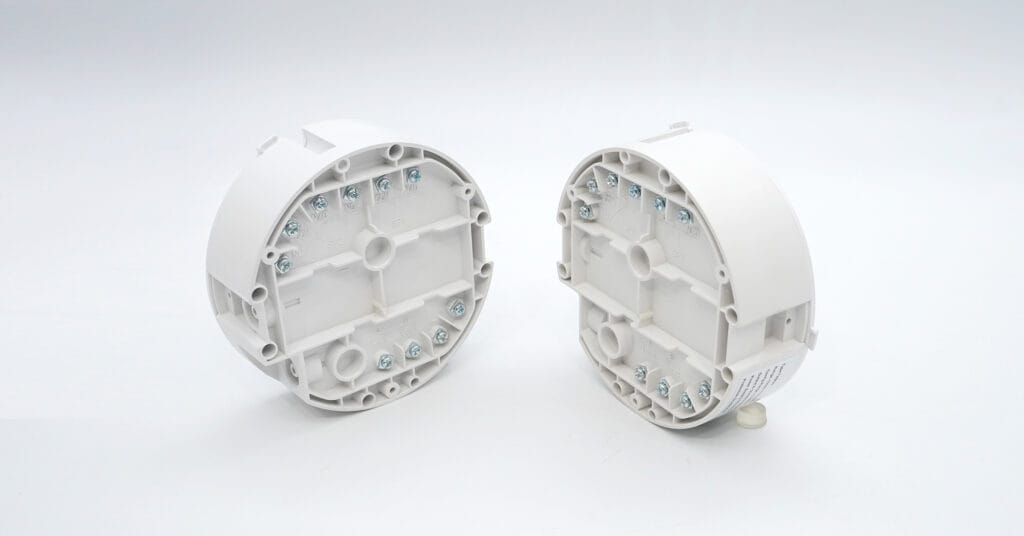 ABS housing with multi-directional air inlets