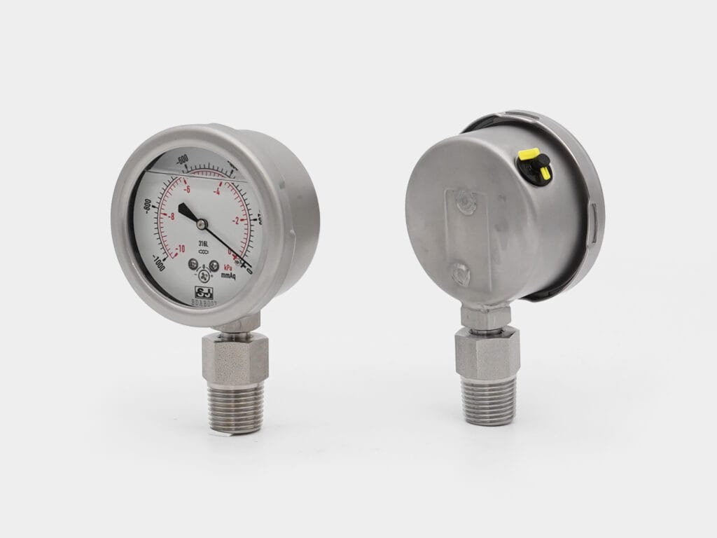 Micro-negative pressure gauge for precise vacuum tasks