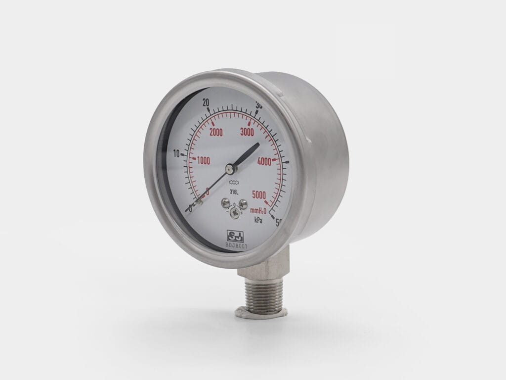 3-inch dial capsule gauge for micro-pressure sensing