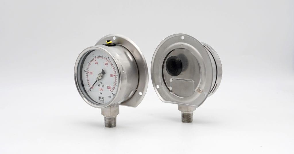 4-inch rear flange for secure surface mounting