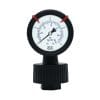 SJ Gauge integrated polypropylene diaphragm seal with threaded connection