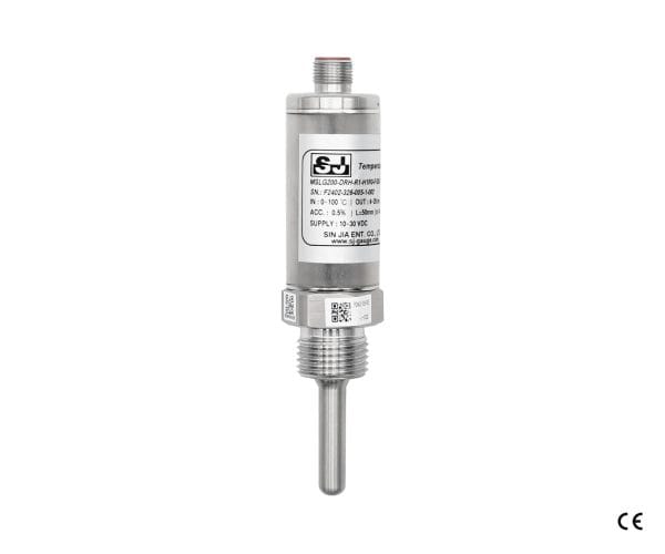 SJ Gauge compact temperature transmitter with probe and connection head