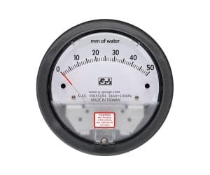 SJ Gauge gauge for low differential pressure measurement