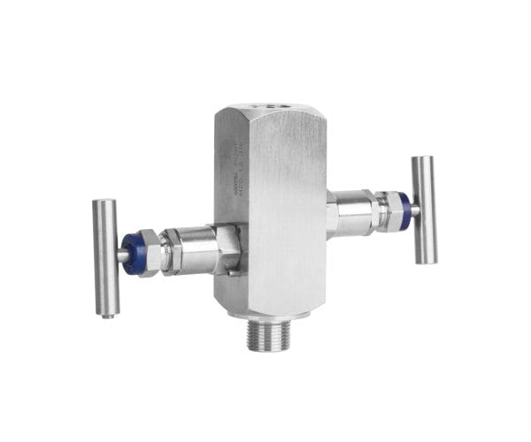 SJ Gauge MSFZ20 two-valve manifold for pressure instruments