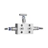 SJ Gauge MSFZ30 three-valve manifold for pressure gauge installation
