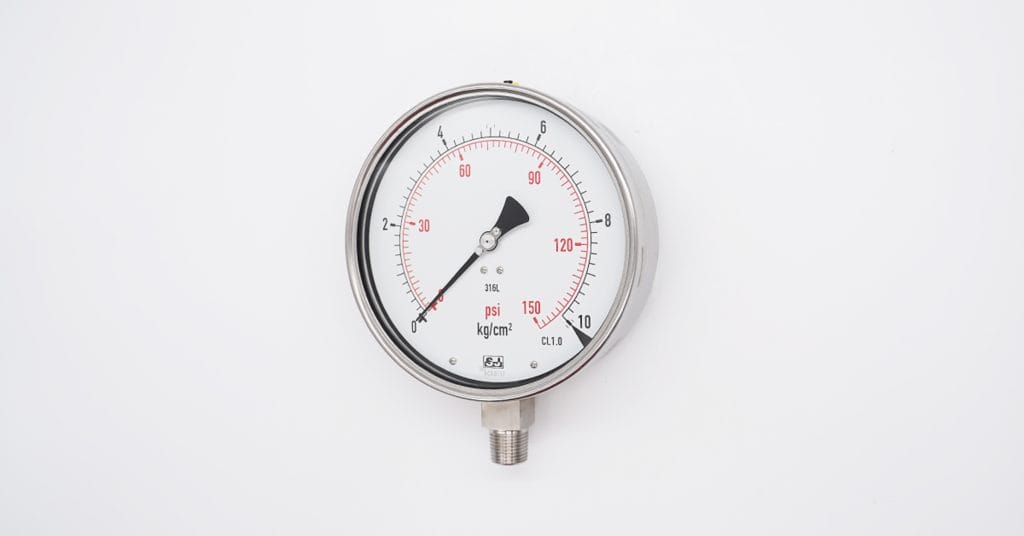 6-inch large SS dial for clear long-distance reading