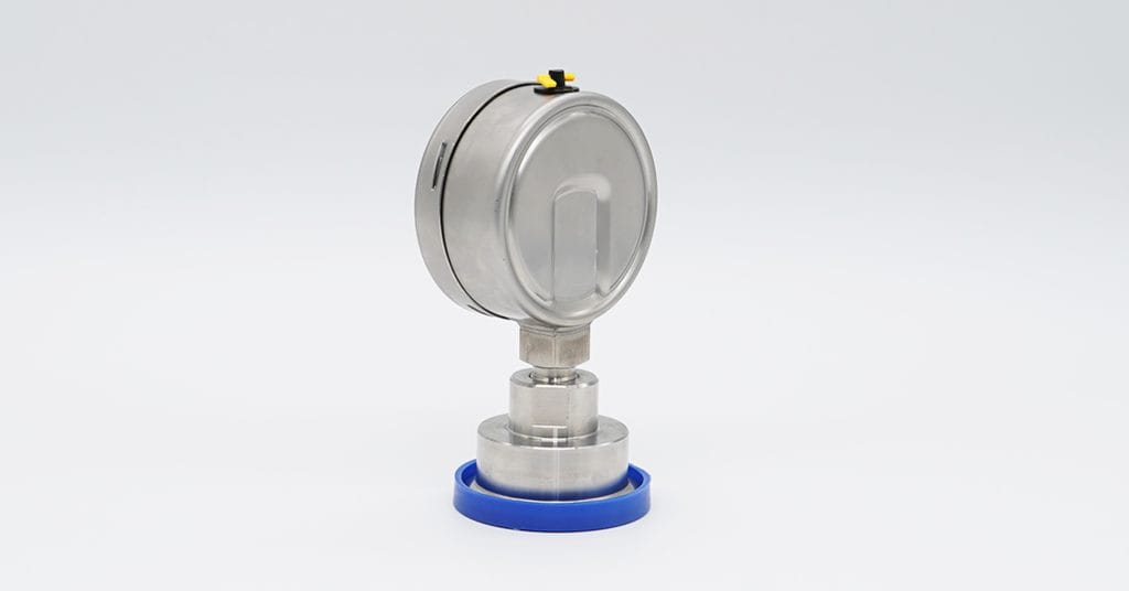 3-inch dial with hygienic tri-clamp connection