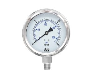 SJ Gauge pressure gauge with stainless steel case