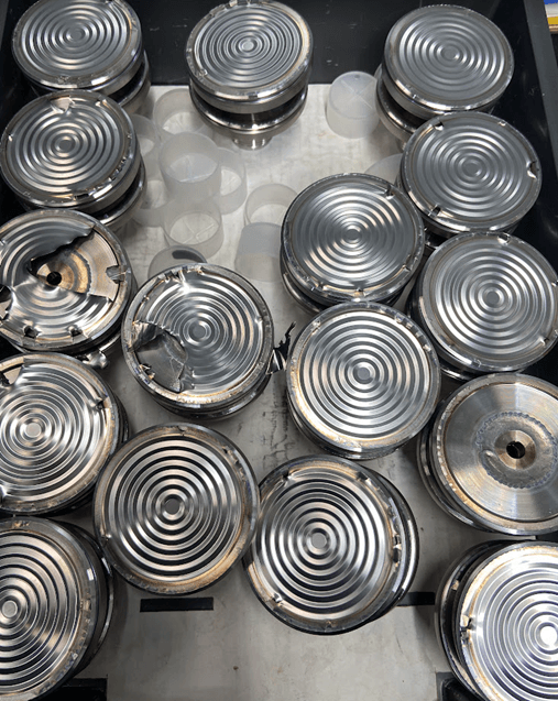 Stainless steel diaphragm seal components
