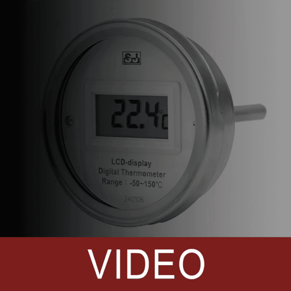 Digital Thermometer, LCD Display