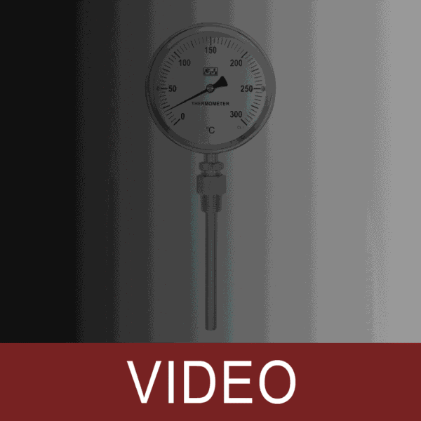 Expansion Thermometer, Gas-actuated