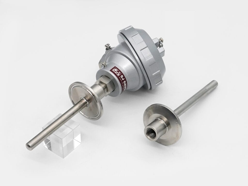 RTD sensor sanitary triclamp connection