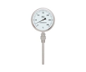 SJ Gauge industrial expansion thermometer with gas-actuated sensing system