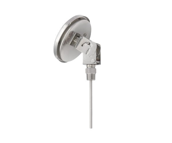 SJ Gauge stainless steel industrial thermometer with adjustable angle