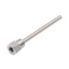 Alternate view of SJ Gauge threaded industrial thermowell
