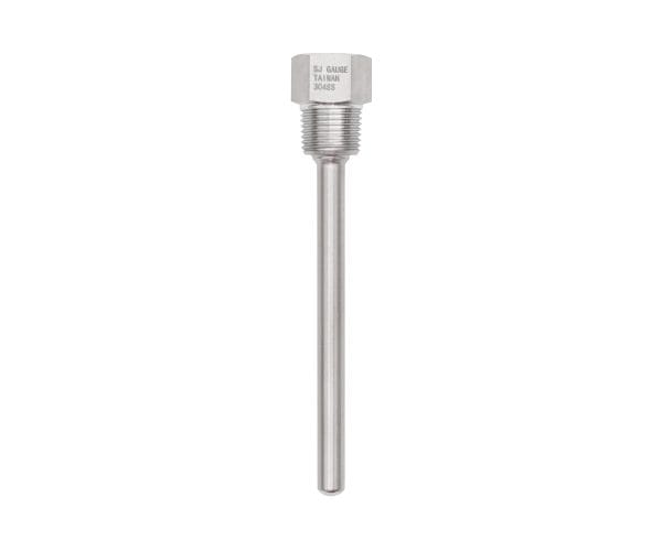 SJ Gauge threaded thermowell for industrial temperature measurement