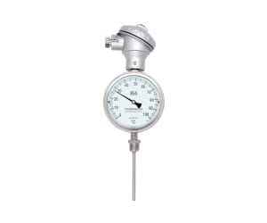 SJ Gauge Twin-Temp thermometer for high-temperature measurement