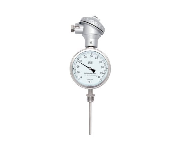 SJ Gauge Twin-Temp thermometer for high-temperature measurement