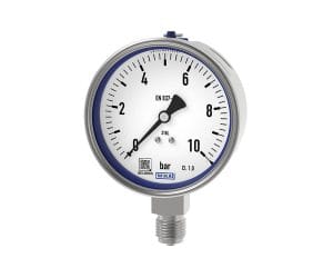 WIKA 232.50 stainless steel safety pressure gauge