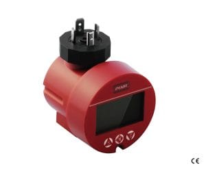 SJ Gauge attachable digital indicator mounted on pressure transmitter