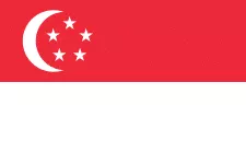 Flag of Singapore for SJ Gauge distribution location