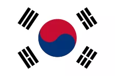 Flag of South Korea for SJ Gauge distribution location