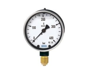 WIKA 213.40 liquid-filled industrial pressure gauge