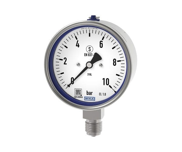 WIKA 232.30 stainless steel safety pressure gauge product view
