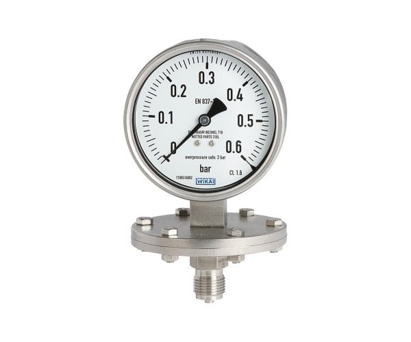 WIKA 432.50 diaphragm pressure gauge
