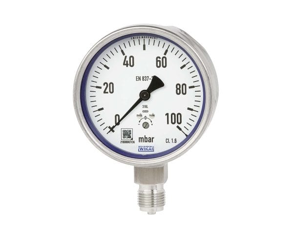 WIKA 632.50 and 633.50 differential pressure gauges