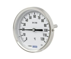 WIKA A52 and R52 industrial bimetal thermometers