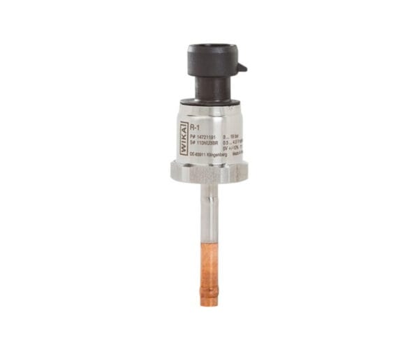 WIKA R-1 refrigeration pressure transmitter with copper tube connection